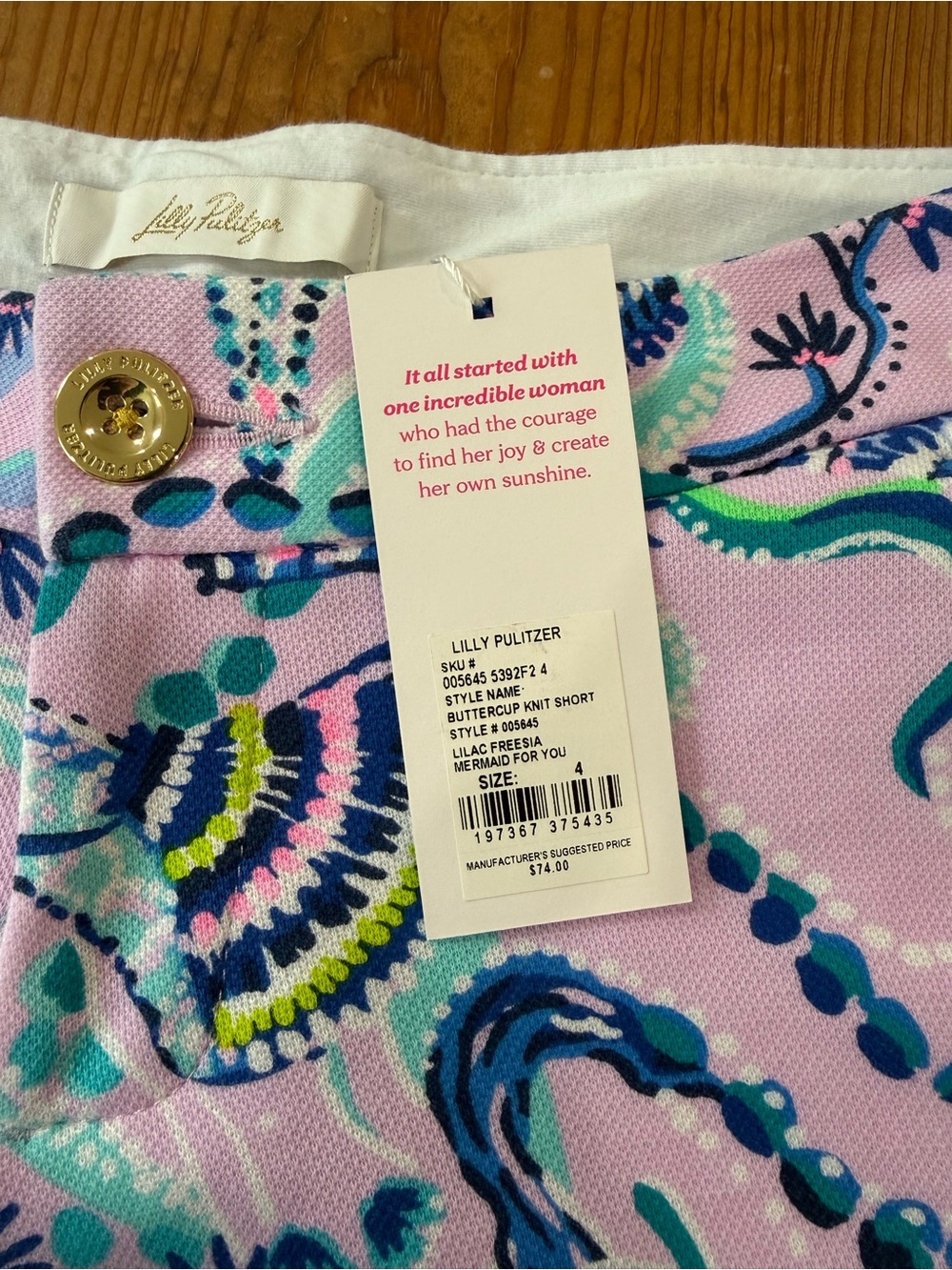 Lilly Pulitzer Scalloped Women's Shorts - Picture 4 of 7